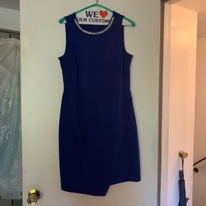 Blue Asymmetrical Dress